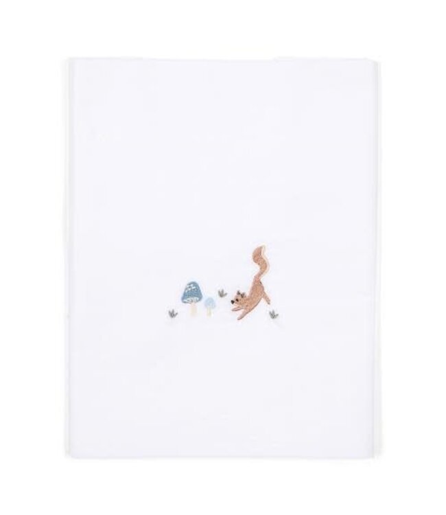 Little Dutch Little Dutch - Ledikantlaken geborduurd Paddenstoelen