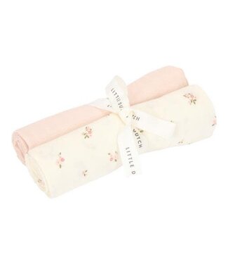 Little Dutch Little Dutch - Swaddle doeken hydrofiel 70 x 70 Fairy Blossom & Blossom