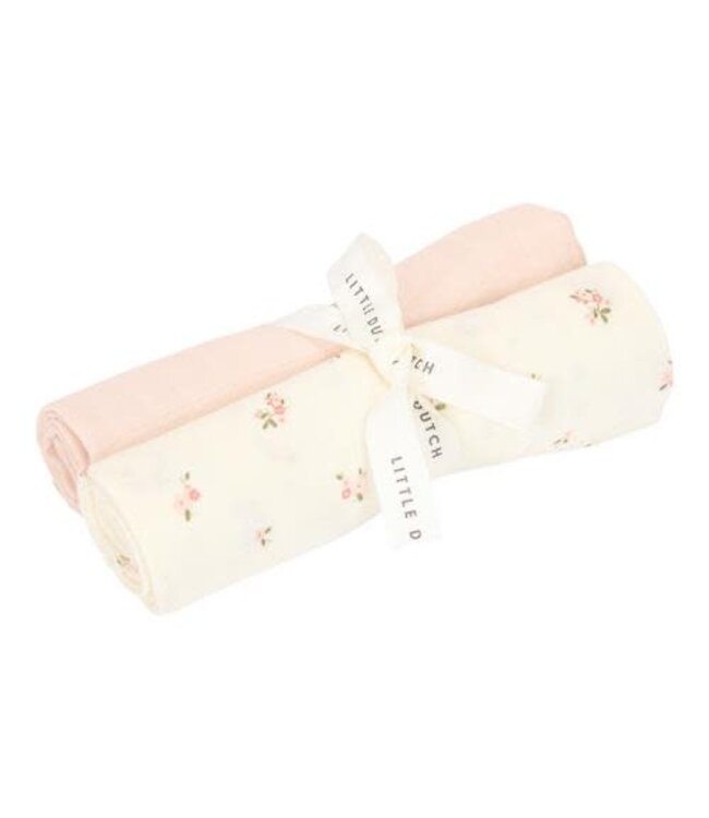 Little Dutch Little Dutch - Swaddle doeken hydrofiel 70 x 70 Fairy Blossom & Blossom