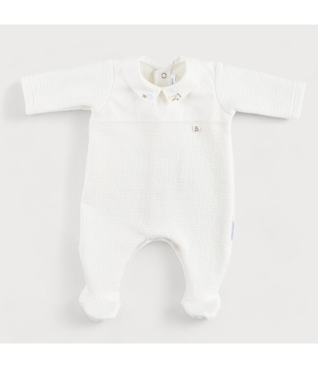 Theophile & Patachou Théophile & Patachou - Kruippakje gewafeld kant vliegtuig - Ivoor