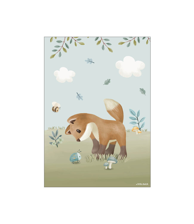 Little Dutch Little Dutch - Poster Forest Friends  - A3