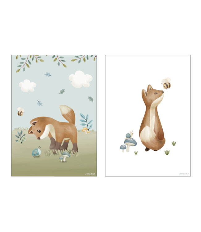 Little Dutch Little Dutch - Poster Forest Friends  - A3