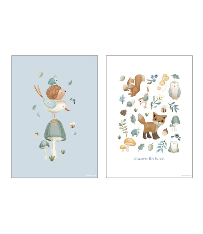 Little Dutch Little Dutch - Poster Forest Wonders - A3