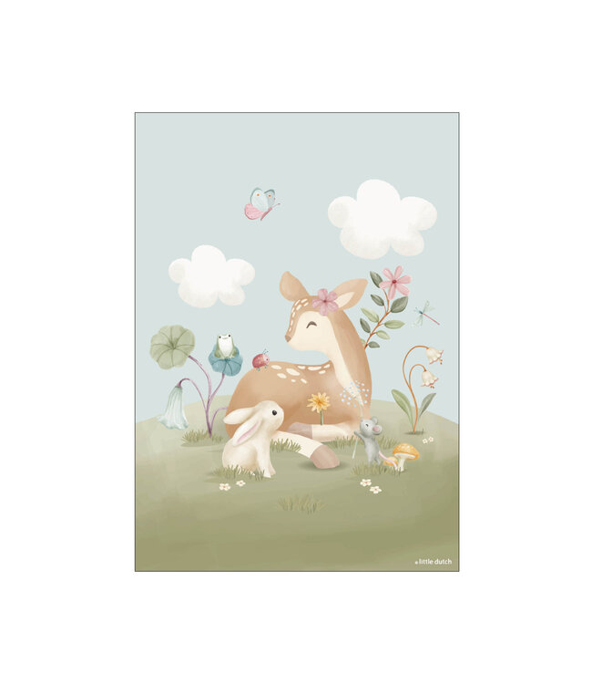 Little Dutch Little Dutch - Poster Fairy Garden - A3