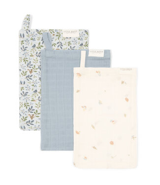 Little Dutch Little Dutch - Washandjes set hydrofiel Forest Friends