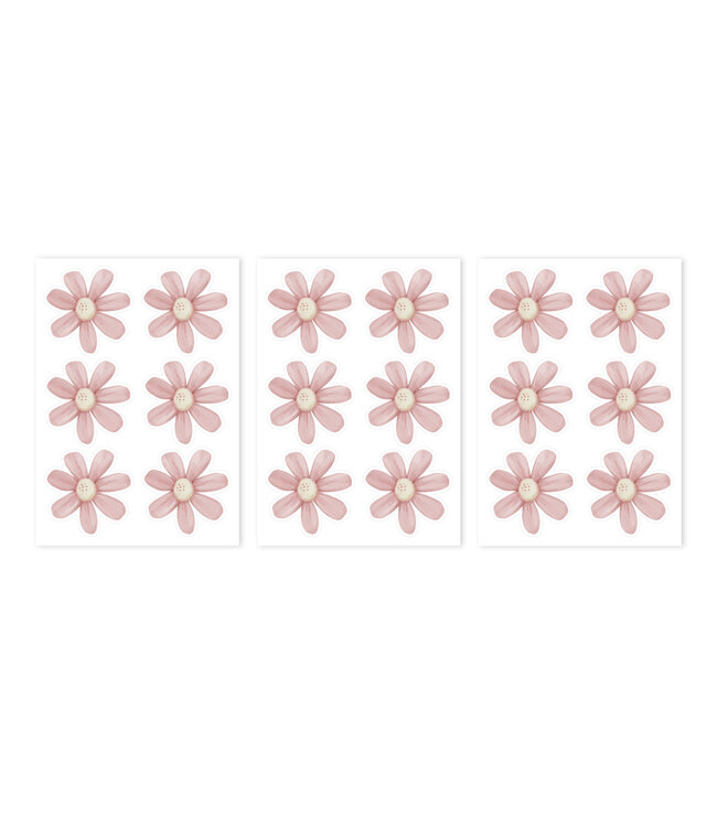 Little Dutch Little Dutch - Muurstickers Bloemen Fairy Garden - 3 vellen