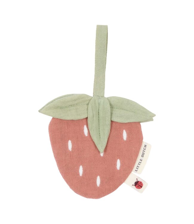 Little Dutch Little Dutch - Speendoekje hydrofiel Aardbei