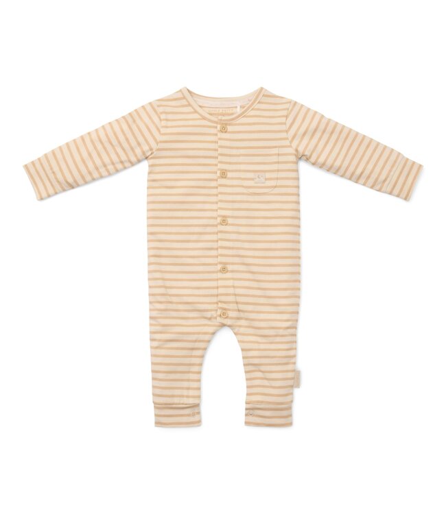 Little Dutch Little Dutch - Eendelige Pyjama Natural Stripes