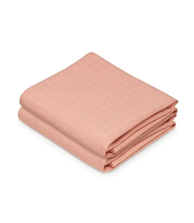 CamCam CamCam - Muslin Cloth, 2-pack - GOTS Sorbet