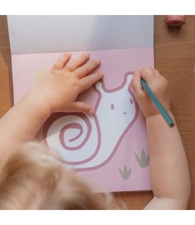 Little Dutch Little Dutch - Boekje kleuren binnen de lijntjes Forest Friends