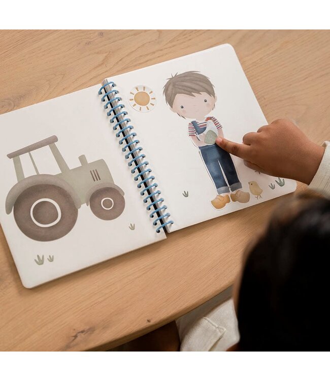 Little Dutch Little Dutch - Dress up boek Jim & Friends Fairy Garden