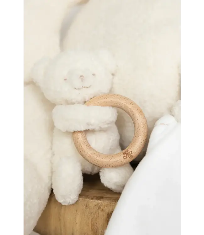 Tartine et Chocolat Tartine et Chocolat - Gaston l'ourson Hochet - nacre