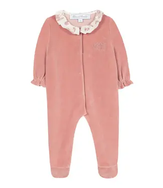 Tartine et Chocoat Tartine et Chocolat - Babypakje velours Toile de Jouy - Peche