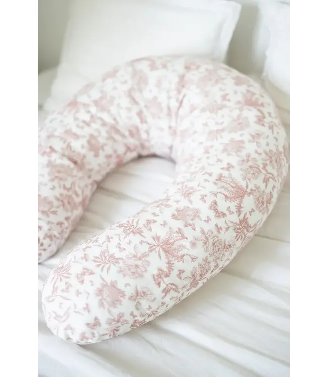 Tartine et Chocolat Tartine et Chocolat - Zwangerschapskussen Toile de Jouy - Peche