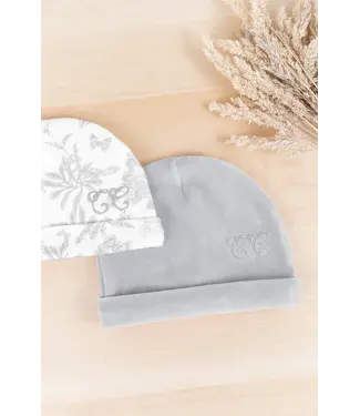 Tartine et Chocoat Tartine et Chocolat - Muts velours Toile de Jouy - Gris