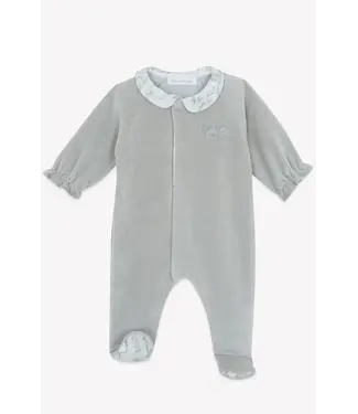 Tartine et Chocolat Tartine et Chocolat - Babypakje velours Toile de Jouy - Gris