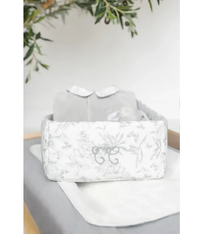 Tartine et Chocolat Tartine et Chocolat - Verzorgingsmand Toile de Jouy - Gris