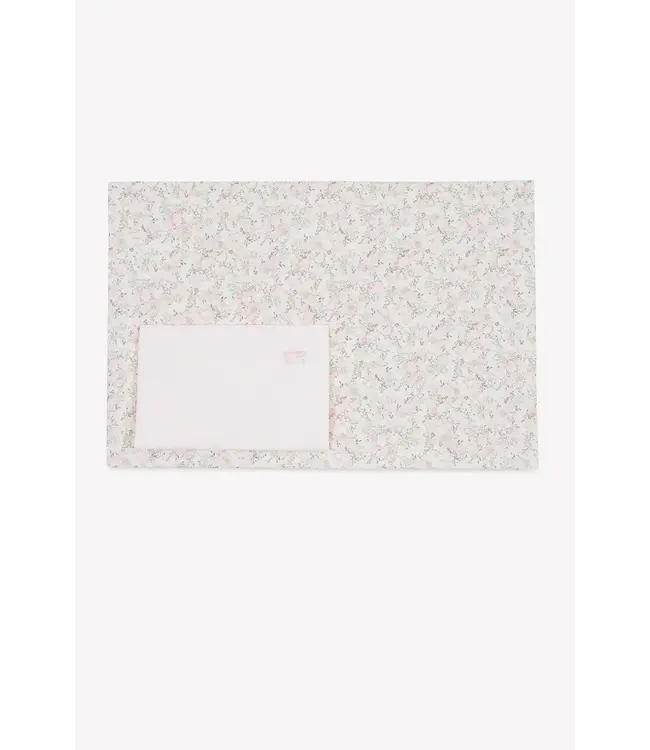 Tartine et Chocolat Tartine et Chocolat - Dekbedovertrek Jardin Hivernal - rose pâle