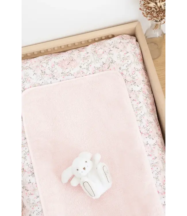 Tartine et Chocolat Tartine et Chocolat - Aankleedkussenhoes Jardin Hivernal - rose pâle