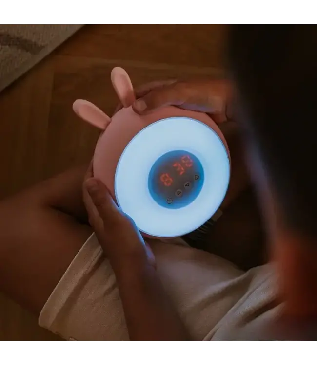 Mary's Mary's - Alarm Clock / Led Lamp Rgb - Rabbit - Pink