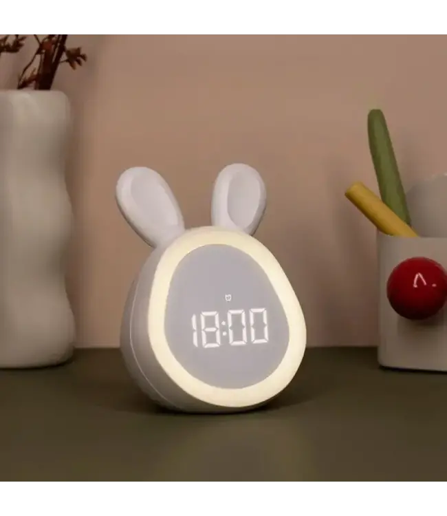 Mary's Mary's - Alarm Clock - Bunny - White