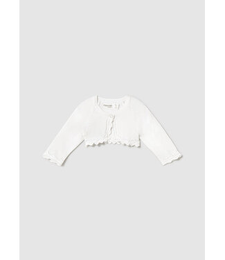 Mayoral Mayoral - Basic knit cardigan - White