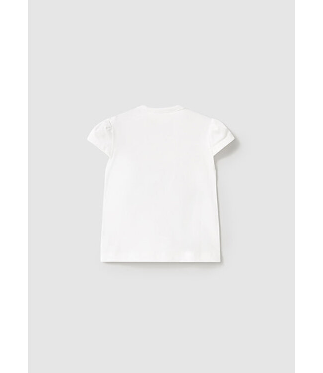 Mayoral Mayoral - S/s t-shirt - White-blue