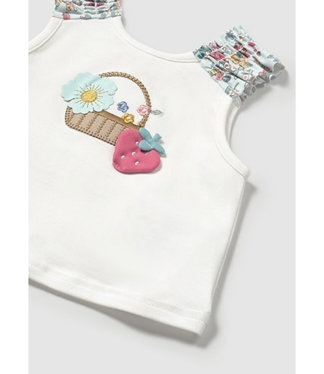 Mayoral Mayoral - Bathing suit set with hat - Jade