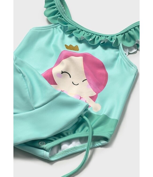 Mayoral Mayoral - Bathing suits w/hat - Mermaid
