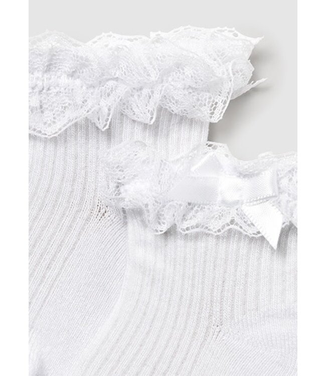 Mayoral Mayoral - Dressy socks - White