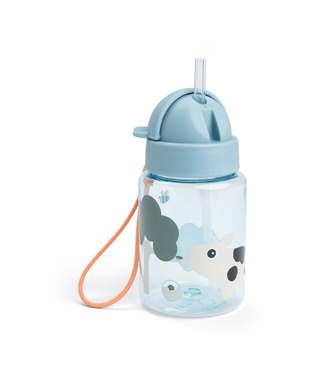Done by Deer Done by Deer - Straw bottle Tiny farm Blue