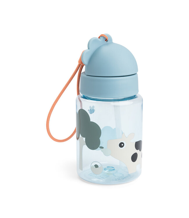Done by Deer Done by Deer - Straw bottle Tiny farm Blue
