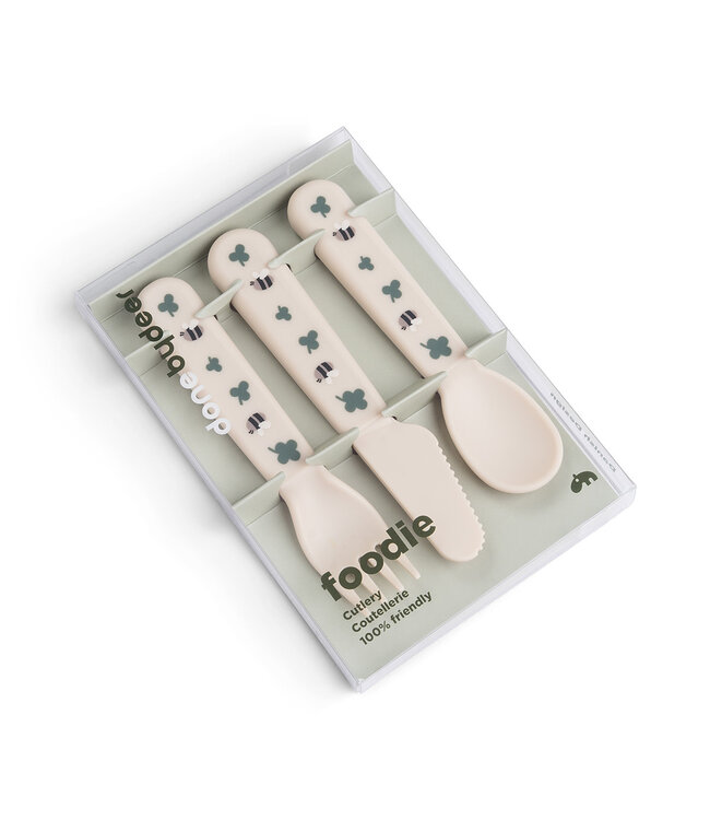 Done by Deer Done by Deer - Foodie cutlery set Tiny farm Sand