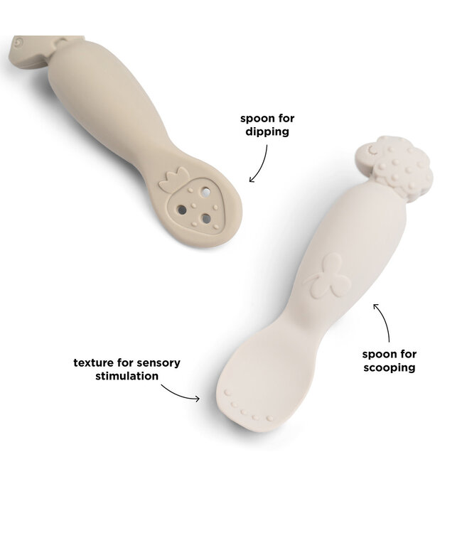 Done by Deer Done by Deer - Learning spoon set Tiny farm Sand