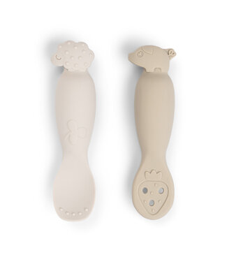 Done by Deer Done by Deer - Learning spoon set Tiny farm Sand