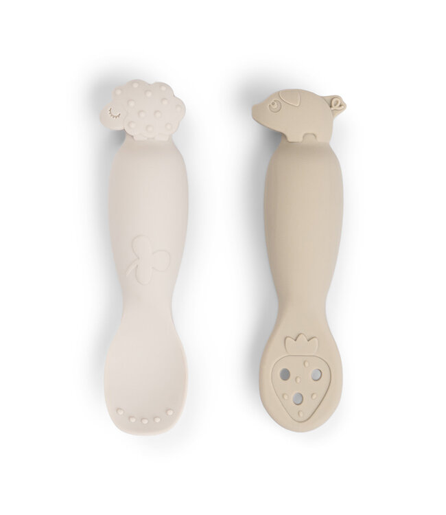 Done by Deer Done by Deer - Learning spoon set Tiny farm Sand