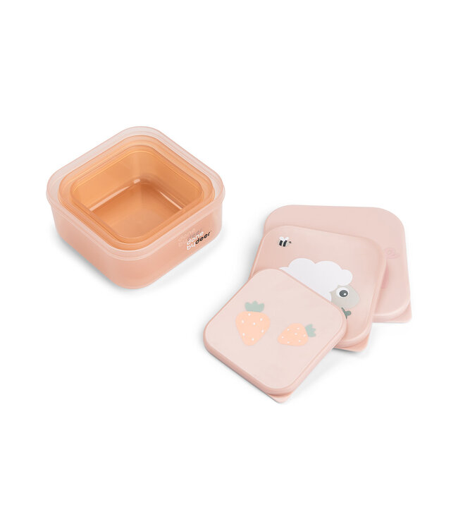 Done by Deer Done by Deer - Snack box set 3 pcs Tiny farm Powder