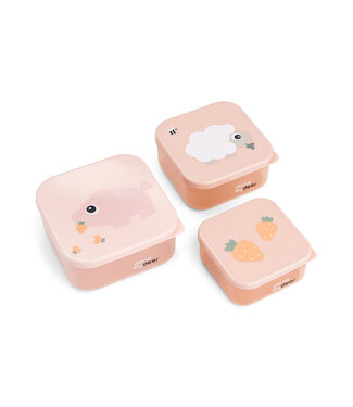 Done by Deer Done by Deer - Snack box set 3 pcs Tiny farm Powder