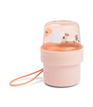 Done by Deer Done by Deer - To go 2-way snack container S Tiny farm Powder