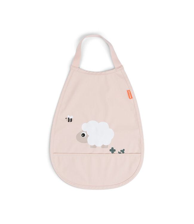 Done by Deer Done by Deer - Pull-over bib Tiny farm Powder