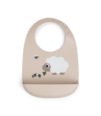 Done by Deer Done by Deer - Silicone bib Sheepy Sand
