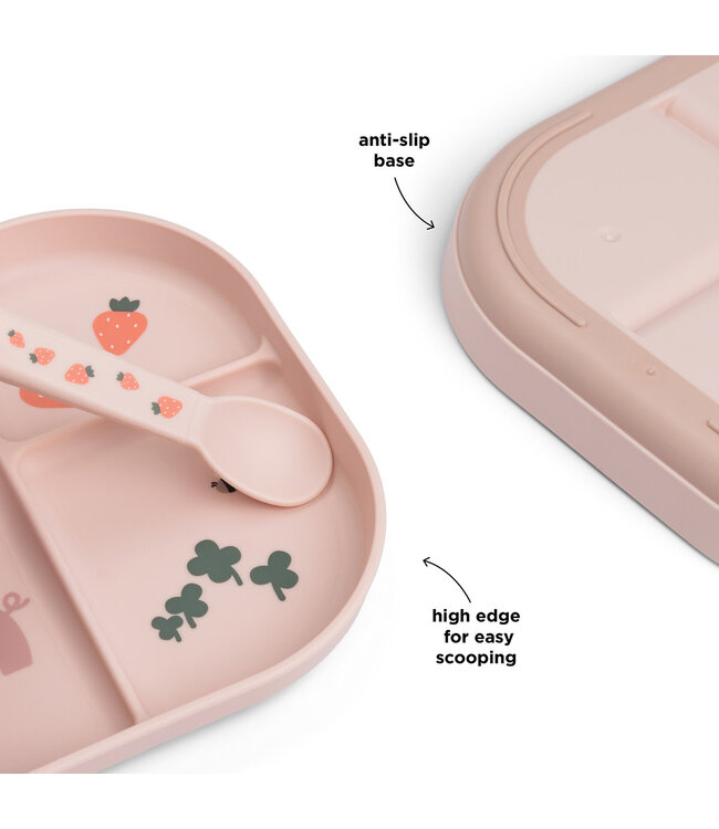 Done by Deer Done by Deer - Foodie compartment plate Tiny farm Powder