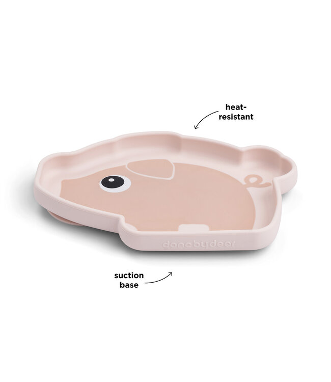 Done by Deer Done by Deer - Silicone Stick&Stay plate Pigee Powder