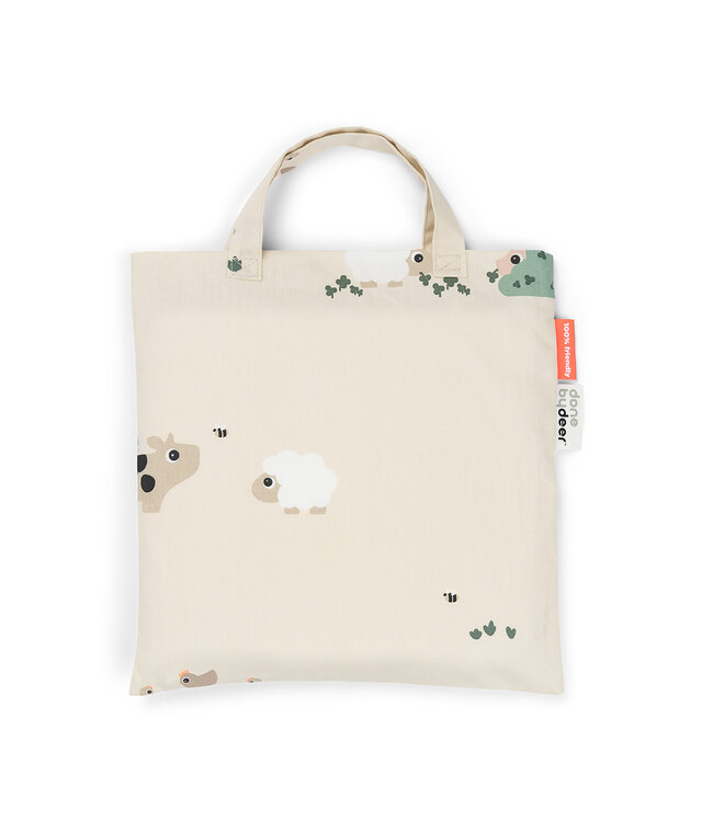 Done by Deer Done by Deer - Bedlinen junior INT Tiny farm Sand