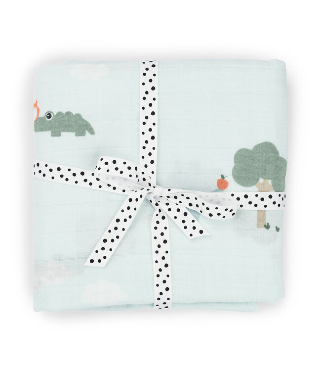 Done by Deer Done by Deer - Swaddle Playground Blue