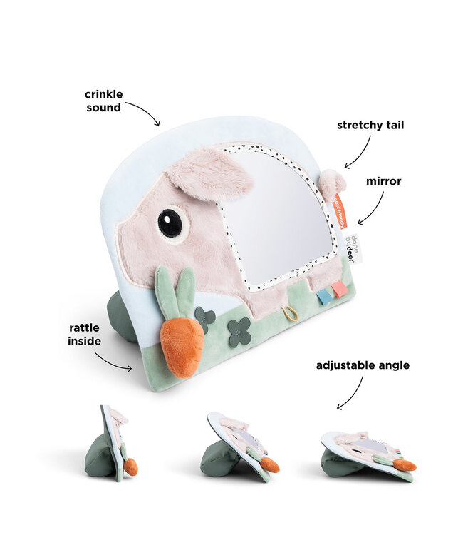 Done by Deer Done by Deer - Activity floor mirror Pigee Colour mix