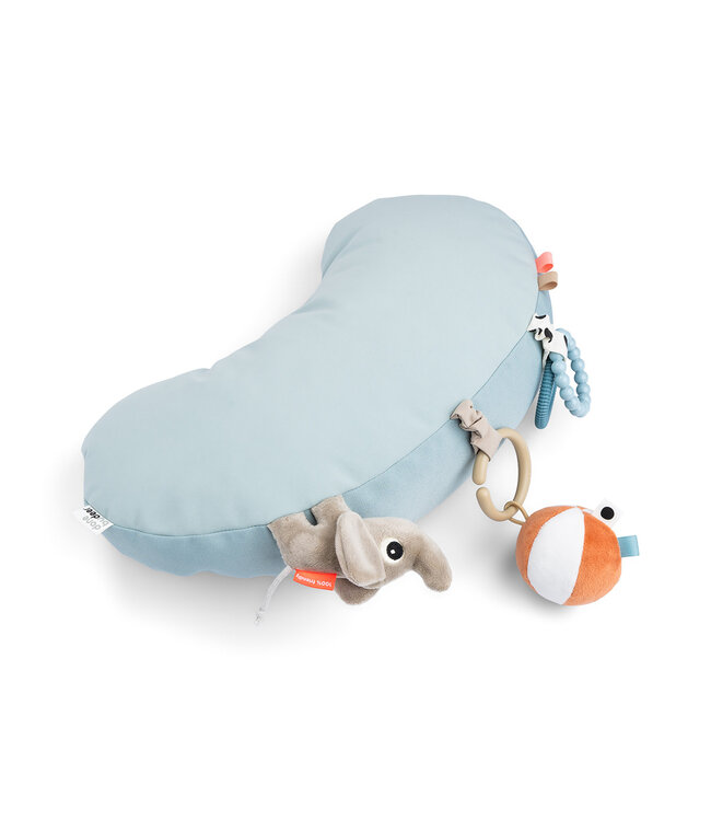 Done by Deer Done by Deer - Tummy time activity pillow Playground Blue