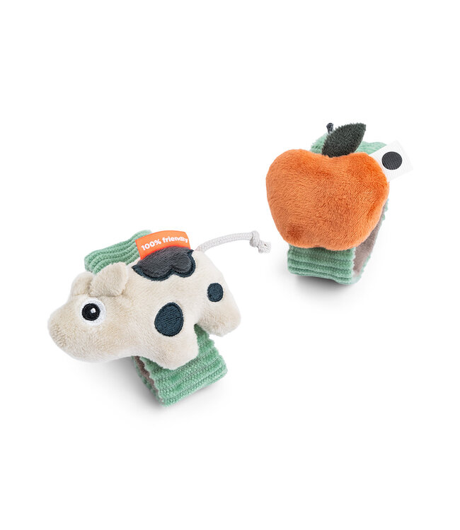 Done by Deer Done by Deer - Wrist rattle set 2-pack Dotti Green