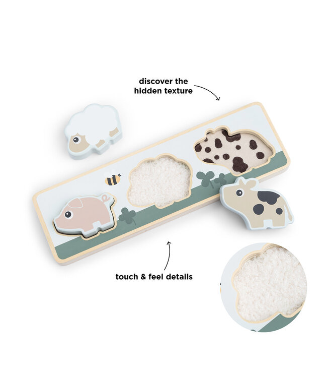 Done by Deer Done by Deer - Sensory puzzle Tiny farm Colour mix