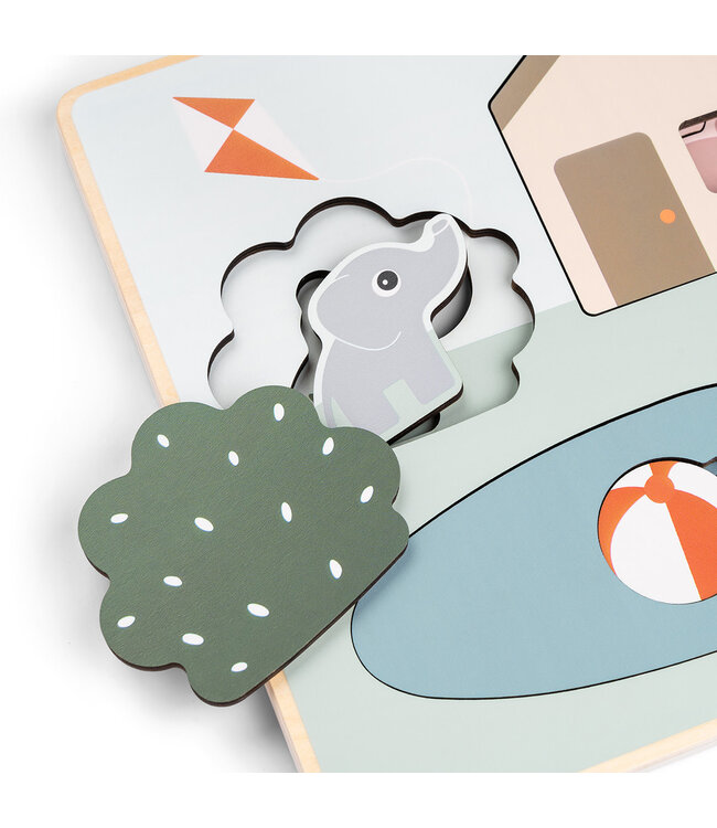 Done by Deer Done by Deer - Layer puzzle Deer friends Colour mix